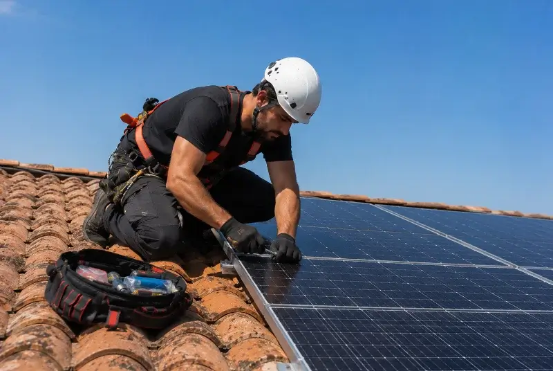 Maintenance et monitoring de panneaux solaires à Aimargues
