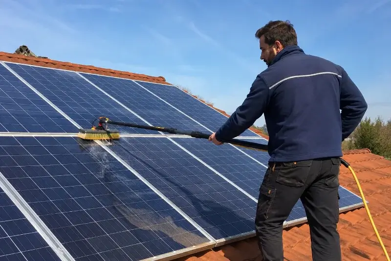 Nettoyage et entretien de panneaux solaires à Aimargues