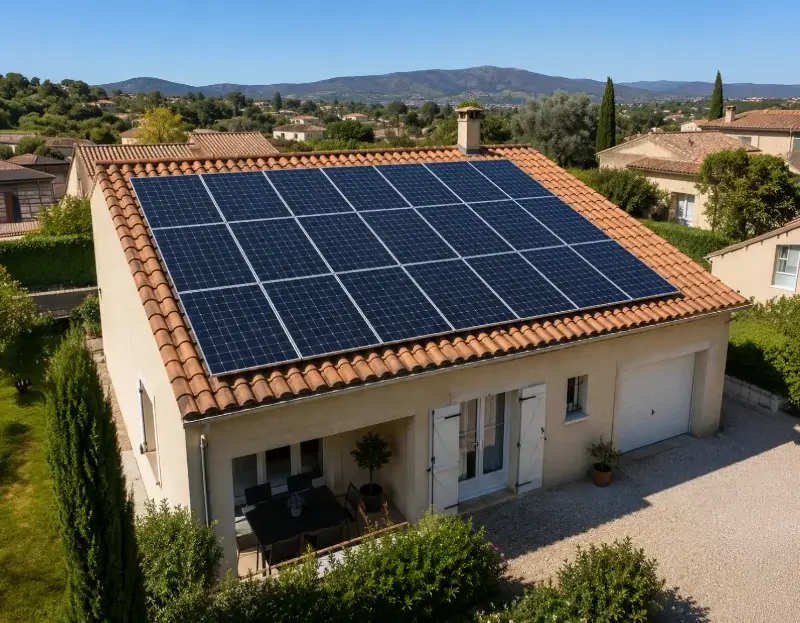 Prime à l'autoconsommation panneaux solaires Aimargues — aide financière de l'État